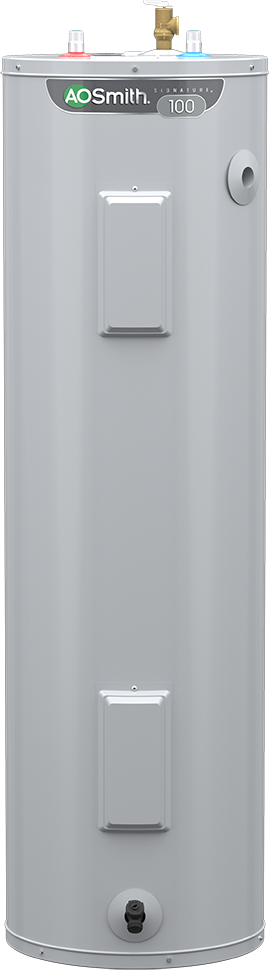 A.O. Smith Signature 100 40-Gallons Short 6-year Warranty 4500-Watt Double  Element Electric Water Heater in the Water Heaters department at