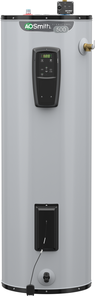 A.O. Smith Signature 100 40-Gallons Short 6-year Warranty 4500-Watt Double  Element Electric Water Heater in the Water Heaters department at