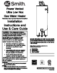 Whirlpool Natural Gas and Liquid Propane Water Heater Owners Manual