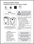 Signature® Premier Tankless Condensing Ultra-Low NOx 540P Gas 5m2051 Owners Manual