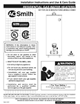 A. O. Smith at Lowes High Efficiency Atomspheris Vent Natural Gas and Liquid Propane Water Heater Use and Care Manual